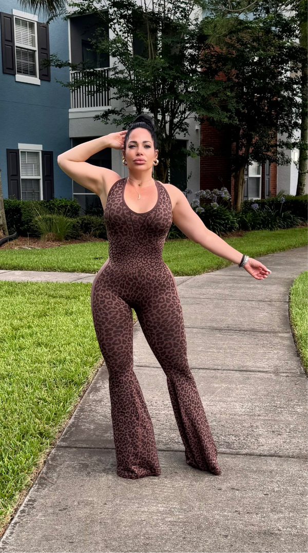 Sexy Cheetah Brazilian Jumpsuit