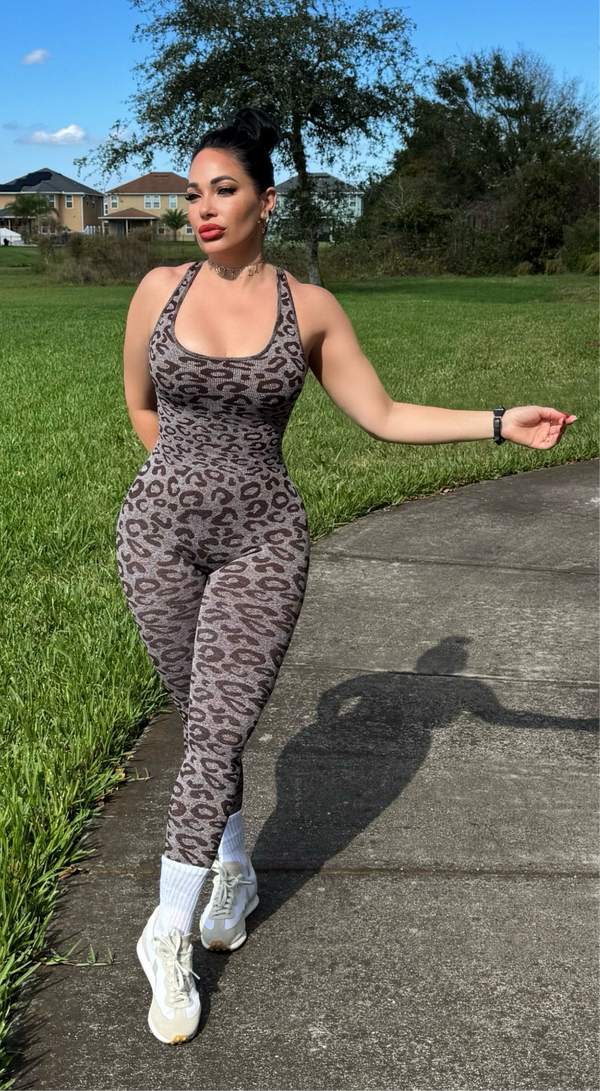 Cheetah Brazilian Jumpsuit