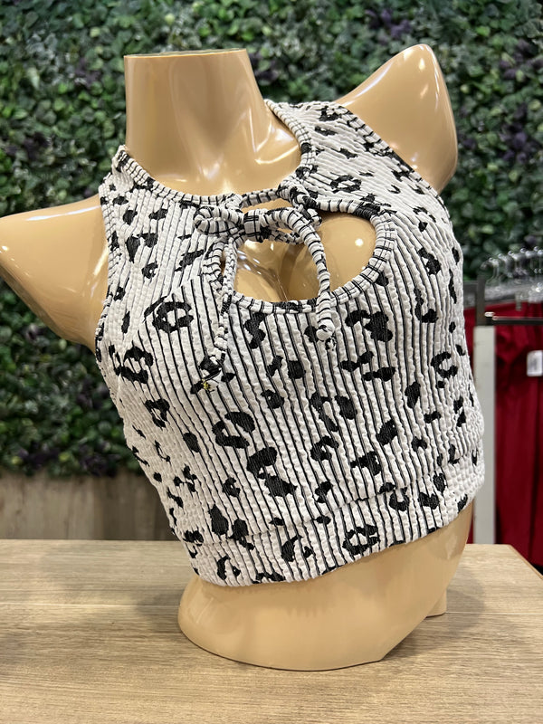 White/Black Brazilian Top