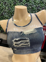 Fake Jeans Brazilian Top